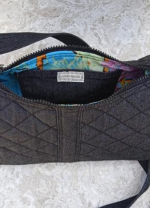 Сумка джинс люрекс 6