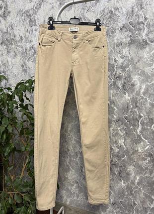 Джинси джегінси жіночі бежеві джинси скіні marc o’polo