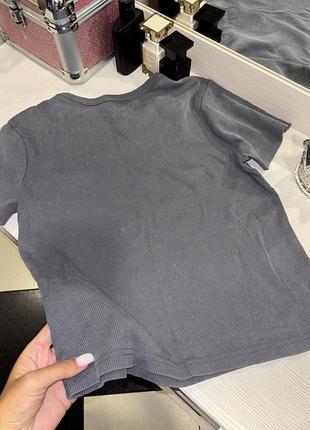 Топ в рубчик футболка варенка