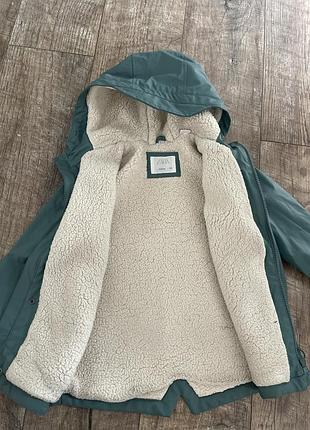 Утеплений дощовик , куртка zara 2