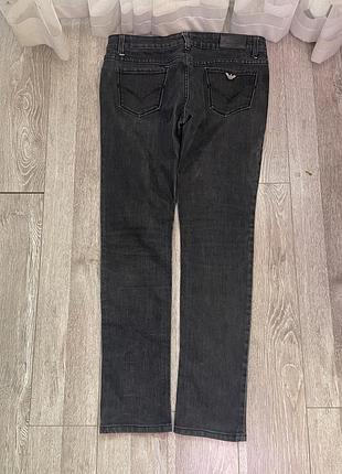 Джинси  armani metal logo