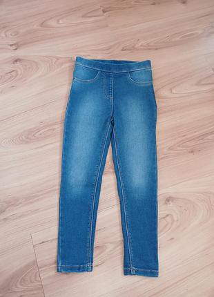 Стрейчеві джинси для дівчинки, 110-116.