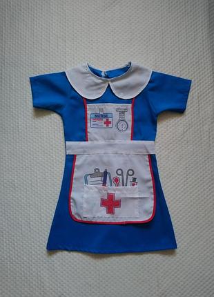 Карнавальна сукня лікар медсестра на 6-7 років