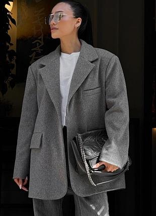 Жіноче демісезоне пальто кашемір вовна