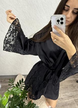 Сатиновий халат victorias secret оригінал