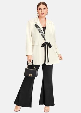 Очень красивый пиджак без подкладки большого 26-28 размера