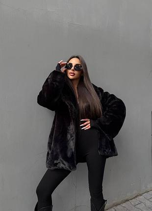 Шуба женская мутон
