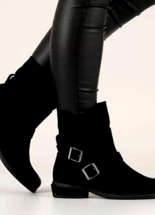 Черевики казаки замша