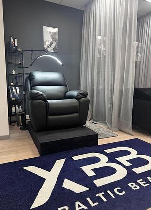 Крісло-реклайнер для салону краси, з єлектроприодом