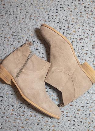 Ботинки ботильоны ботинки натуральная замша appetizer