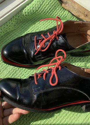 Туфли кожа лаковые