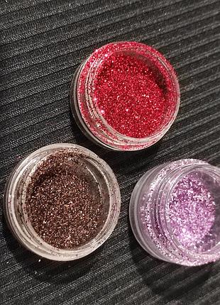Глиттер, блёстки, шиммер для декора ногтей одним лотом