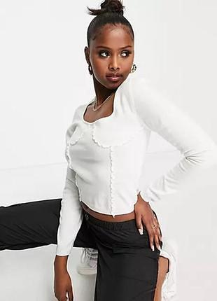 Новый белый свечер / лонг от асос