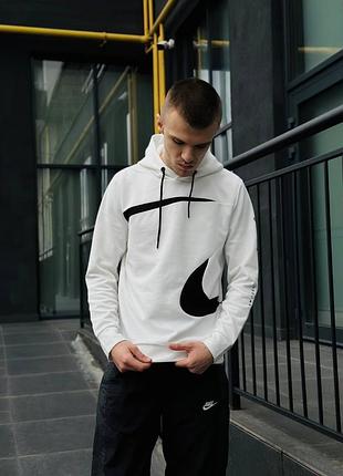 Чоловіче найпопулярніше худі  від nike swoosh біла