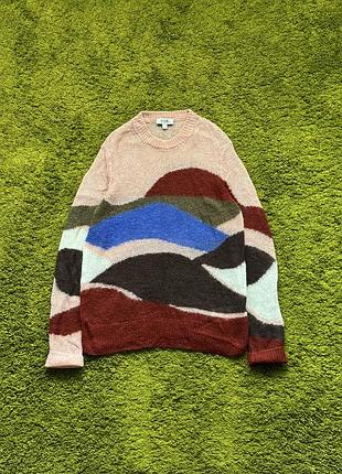 Cos стильний мохеровий кольоровий светр зі свіжих колекцій