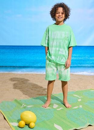 Шорти tie dye на 140/146 см шорты для хлопчика