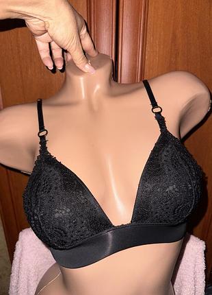 Ідеальний базовий чорний бюстгальтер top shop 60-65a