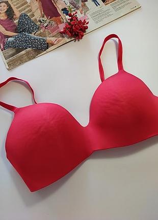 Гладкий бесшовный бюстгалтер с формованной чашкой без пуш-ап hunkemoller, eur 85d