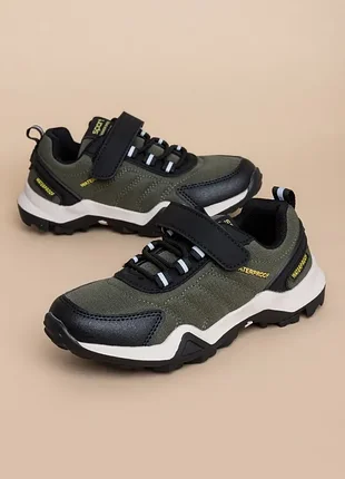 Кроссовки для мальчиков h660-3-6 хаки