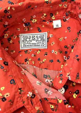 The oxford shirt, cорочка у дрібні квіти з бавовни.