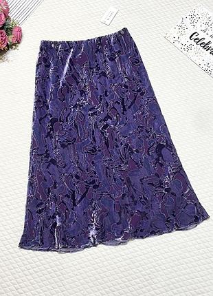 Стильная юбка шелк + вискоза от бренда precis petite