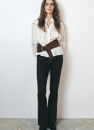 Джинси стрейч кльош zara