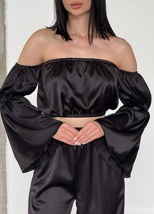 Шелковый топ