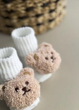 Шкарпетки медведики для немовлят 0-1 р