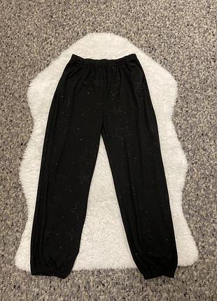 Домашні штанці в зірочку для дівчинки 100925