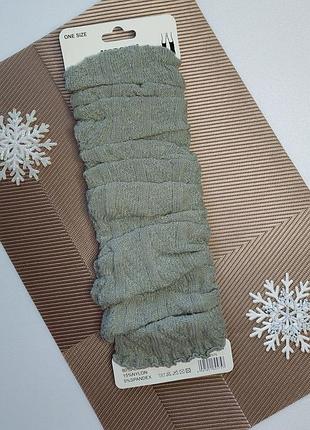 Женские зимние шерстяные гетры корона,