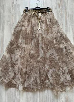 Фатинова спідниця довга нарядна