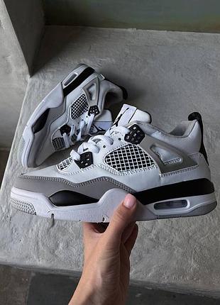 Кроссовки air jordan 4 retro “military black”