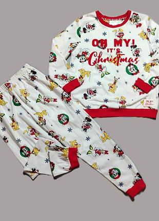 Пижама с флисовым напылением george 6-7 лет 122 см