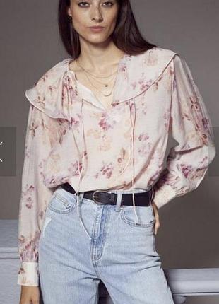 Легка квіткова блуза   h&m ( віскоза )