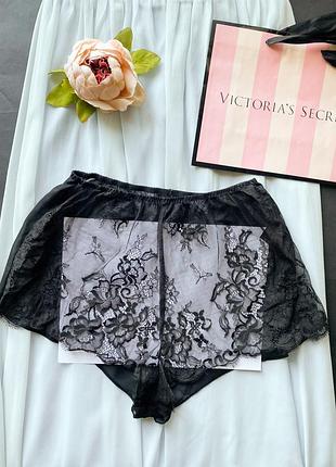 Домашние пижамные шорты кружевные сетка шортики