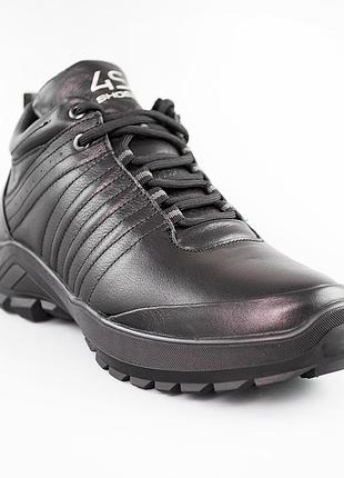 Ботинки мужские кожаные 593029 черные