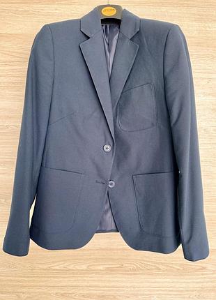 Піджак шкільний для дівчинки зріст 146 см синій marks&spenser