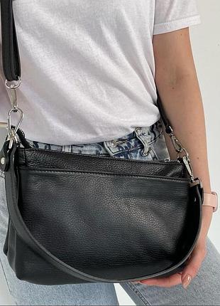Кожаная сумка через плечо