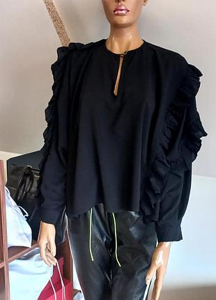 Zadig&amp;voltaire! оригинал! эффектная блузка оверсайз