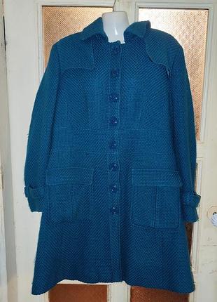 Пальто вязаное 52-54 размера