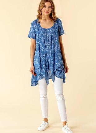 Розкішна нова  туніка у бохо стилі великого розміру батал