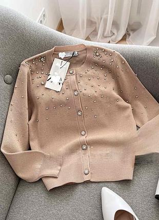 Must have! святковий кардиган/кофта на ґудзиках zara з лімітованої колекції.