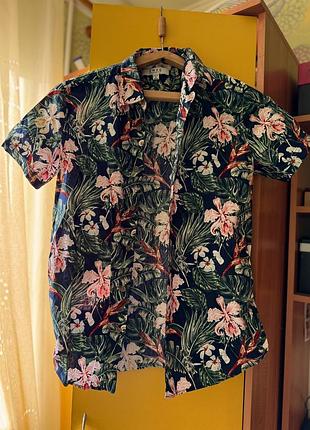 Рубашка сорочка гавайка в гавайському стилі розмір s