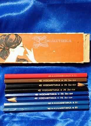 Винтажные косметические карандаши