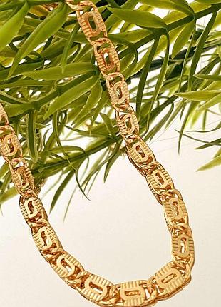 Позолочений ланцюжок 45 см, позолота