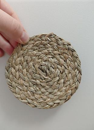 Подставка плетеная под чашки