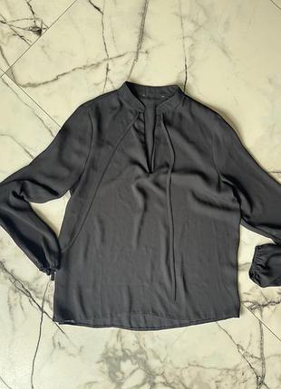 Сорочка легка чорна на завʼязках