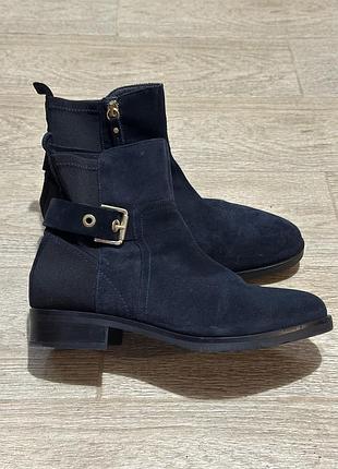 Черевики осінні, натуральна замша. розмір 38