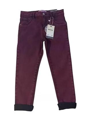 Стрейчевые джинсы скинни для девочки lefties 110 116 122