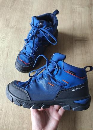 Подростковые водонепроницаемые  ботинки  quechua от  decathlon, франция, р.35.